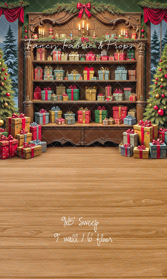 RTS Christmas Curio Cabinet - 9x15' Sweep Sweep Essential Stretch - NEW - 50% Off