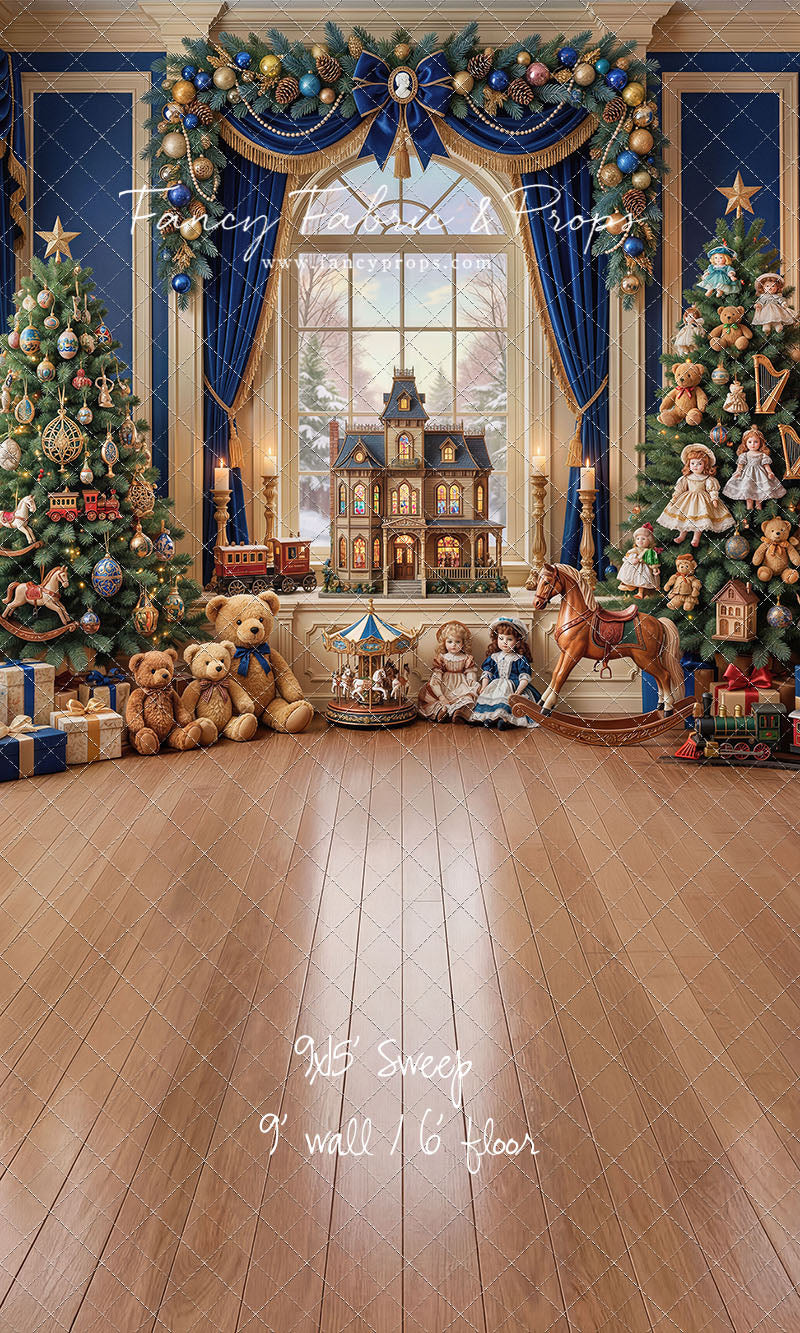 The Holiday Dollhouse Room - with Sweep Option
