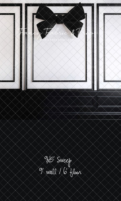 Uptown Chic - Black Floor - With Sweep Option