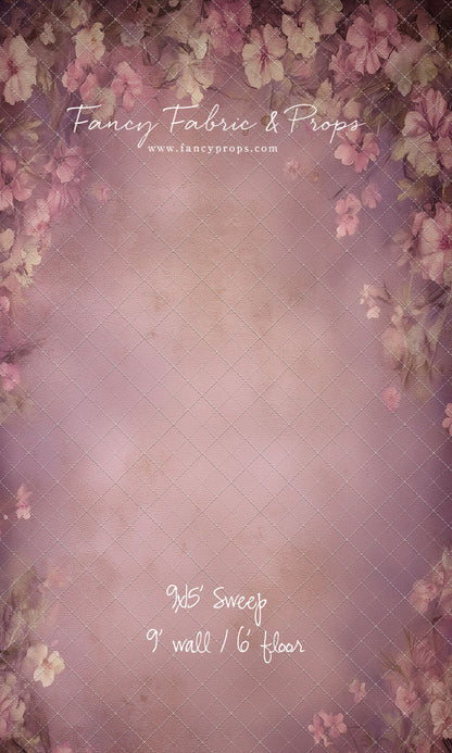 Vintage Mauve Petals - With Sweep Option