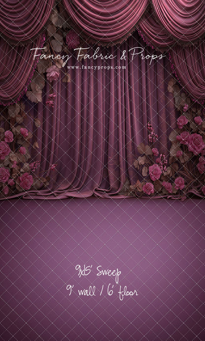 Vintage Plum Romance - With Sweep Option