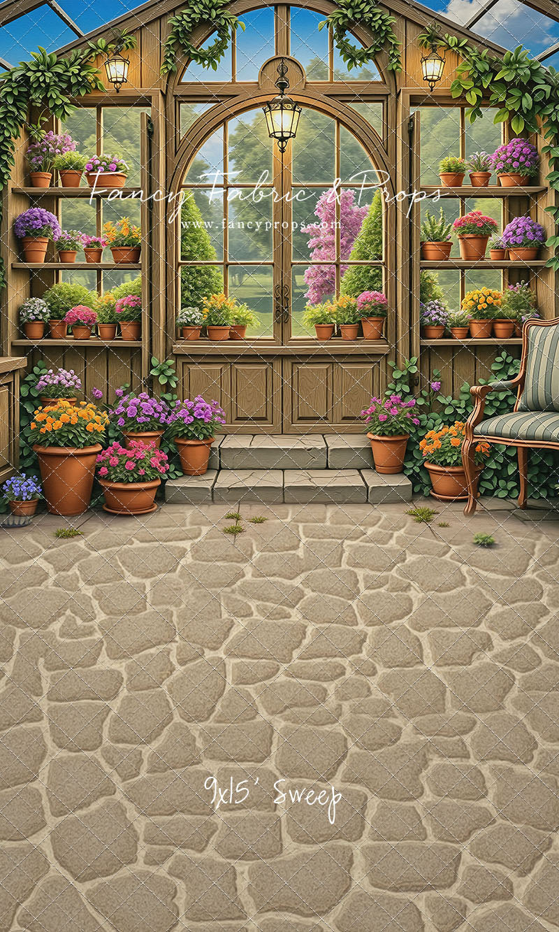 Violet Lavender Greenhouse - With Sweep Option