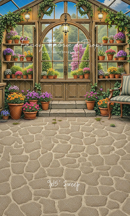 Violet Lavender Greenhouse - With Sweep Option