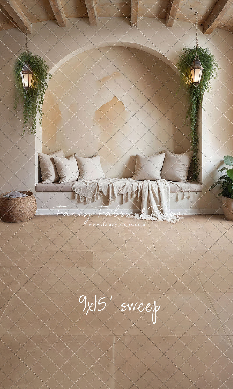 Warm Beige Comforts - Tile Floor - With Sweep Option