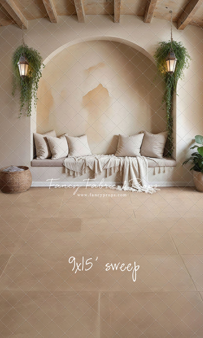 Warm Beige Comforts - Tile Floor - With Sweep Option