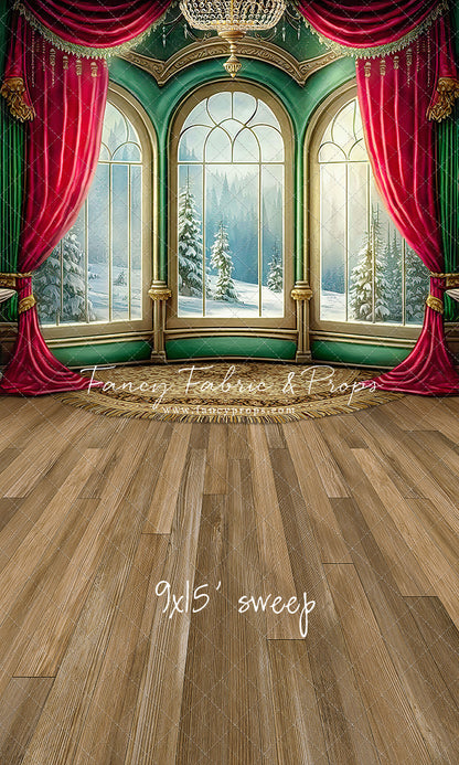 Warm Loving Holiday - Wood Floor Option - with Sweep Option