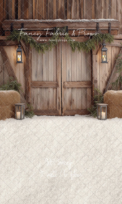 Winter Barn Entry - with Sweep Option