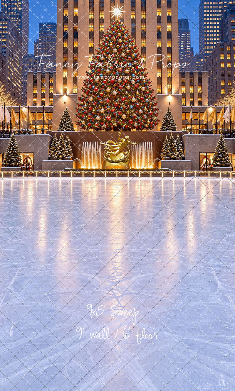 Wintertime Skating Rink - with Sweep Option