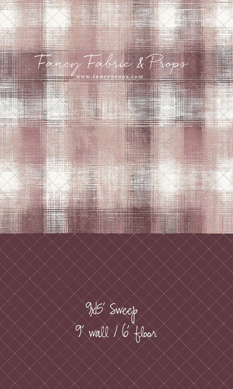 Woven Mauve - With Sweep Option