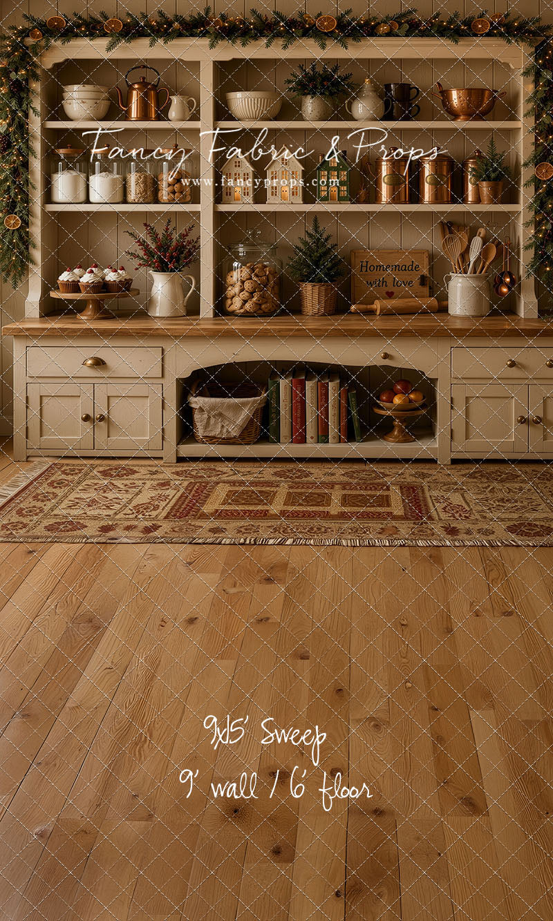 Yuletide Baking Shelf - With Sweep Option