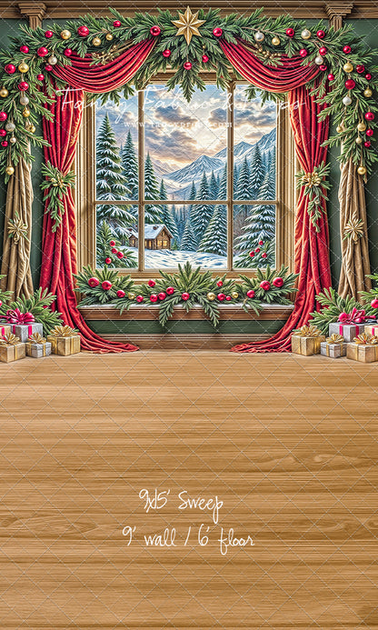 Yuletide Bloom View - with Sweep Option