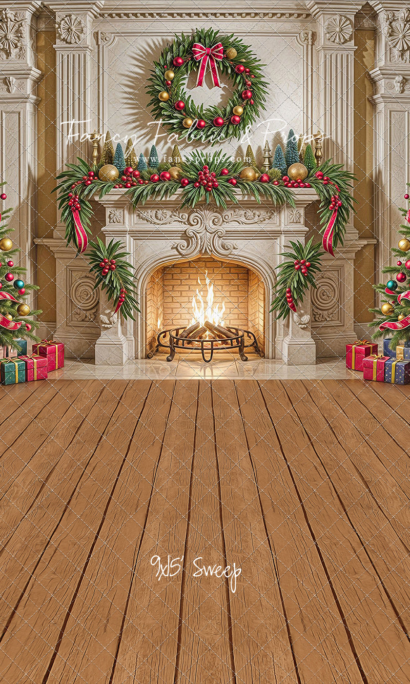 Yuletide Hearth - with Sweep Option
