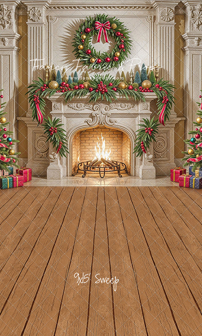 Yuletide Hearth - with Sweep Option