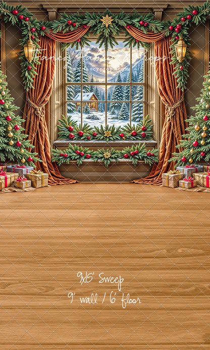 Frosted Pines & Presents - with Sweep Option