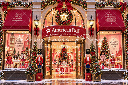 American Doll Holiday - With Sweep Option