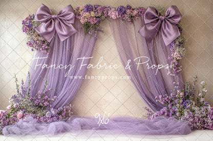 Amethyst Bow Blooms - With Sweep Option