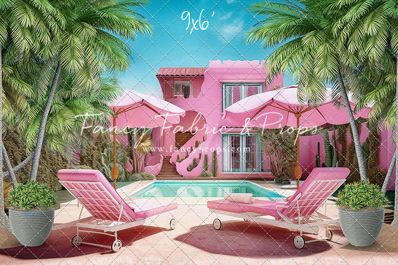 Barbie's Poolside Vacation - Pavement Floor - With Sweep Option