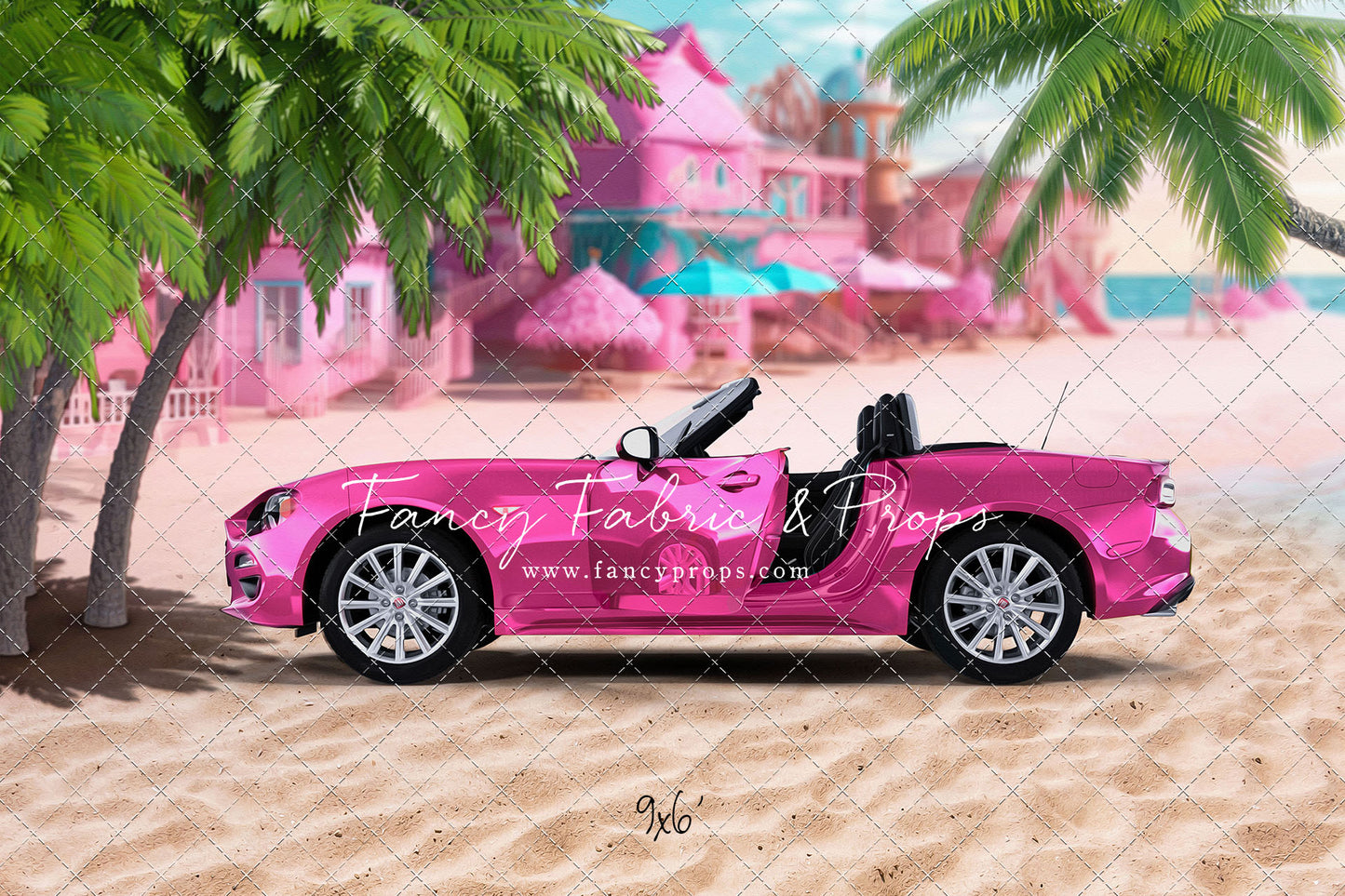 Beach Convertible -Pink - With Sweep Option