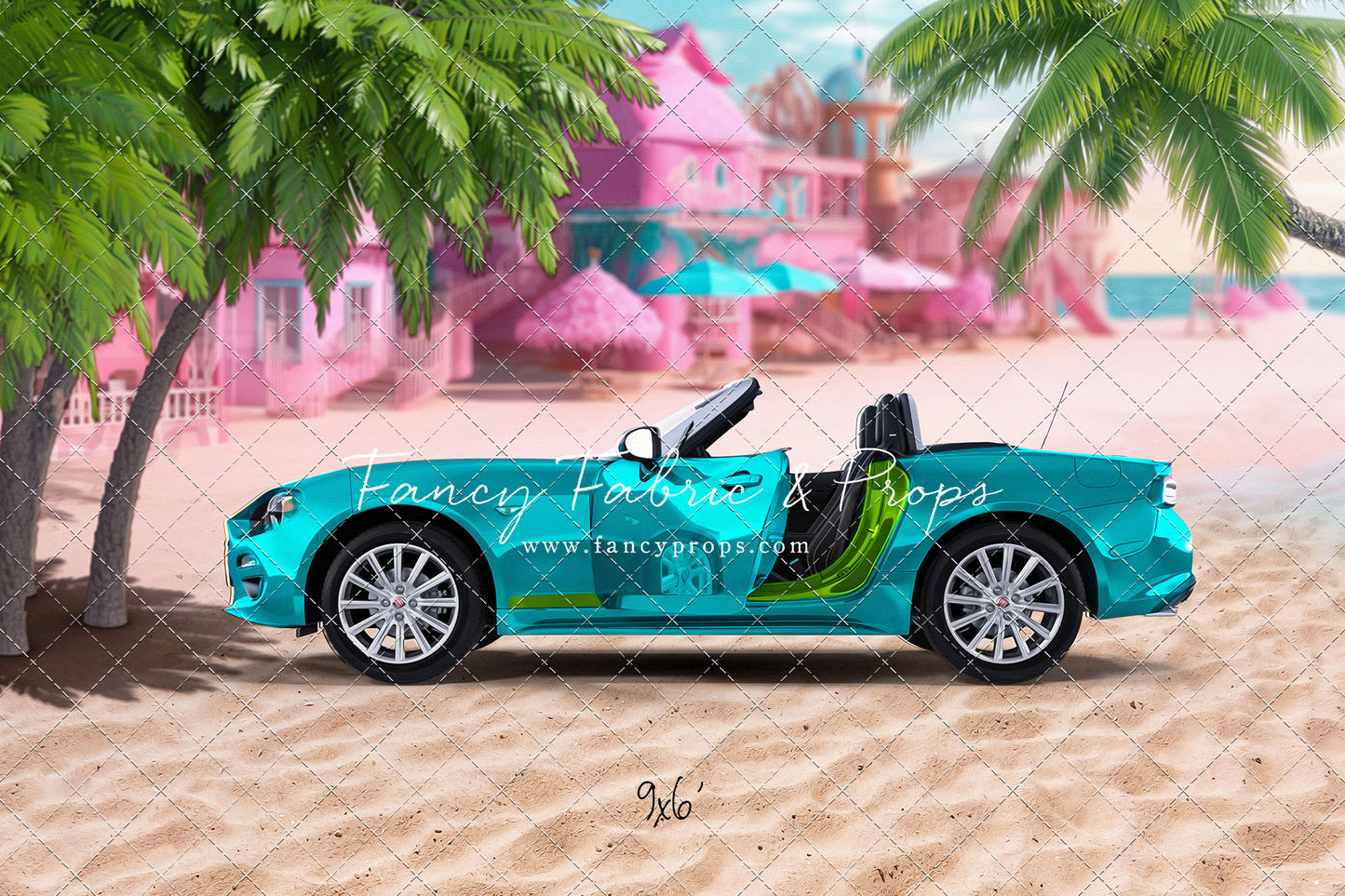 Beach Convertible -Teal Blue - With Sweep Option