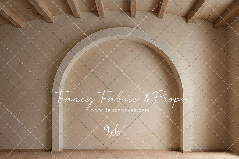Beige Elegant Arch - Wood Floor - With Sweep Option