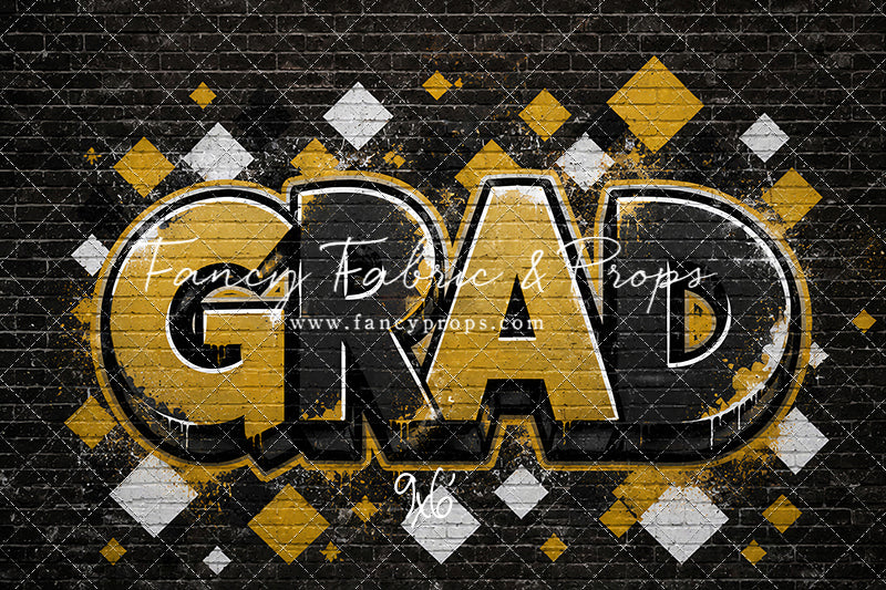 Black & Gold Grad - With Sweep Option
