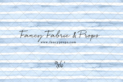 Blue Watercolor Stripes
