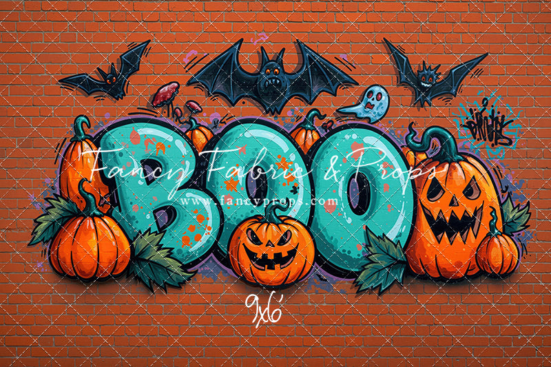 Boo Crew Graffiti Wall - With Sweep Option