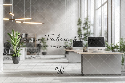 Bright & Modern Workspace - With Sweep Option