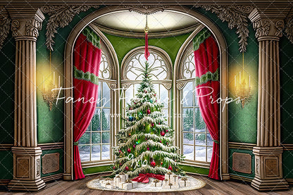 Cathedral Christmas - Wood Floor Option - with Sweep Option