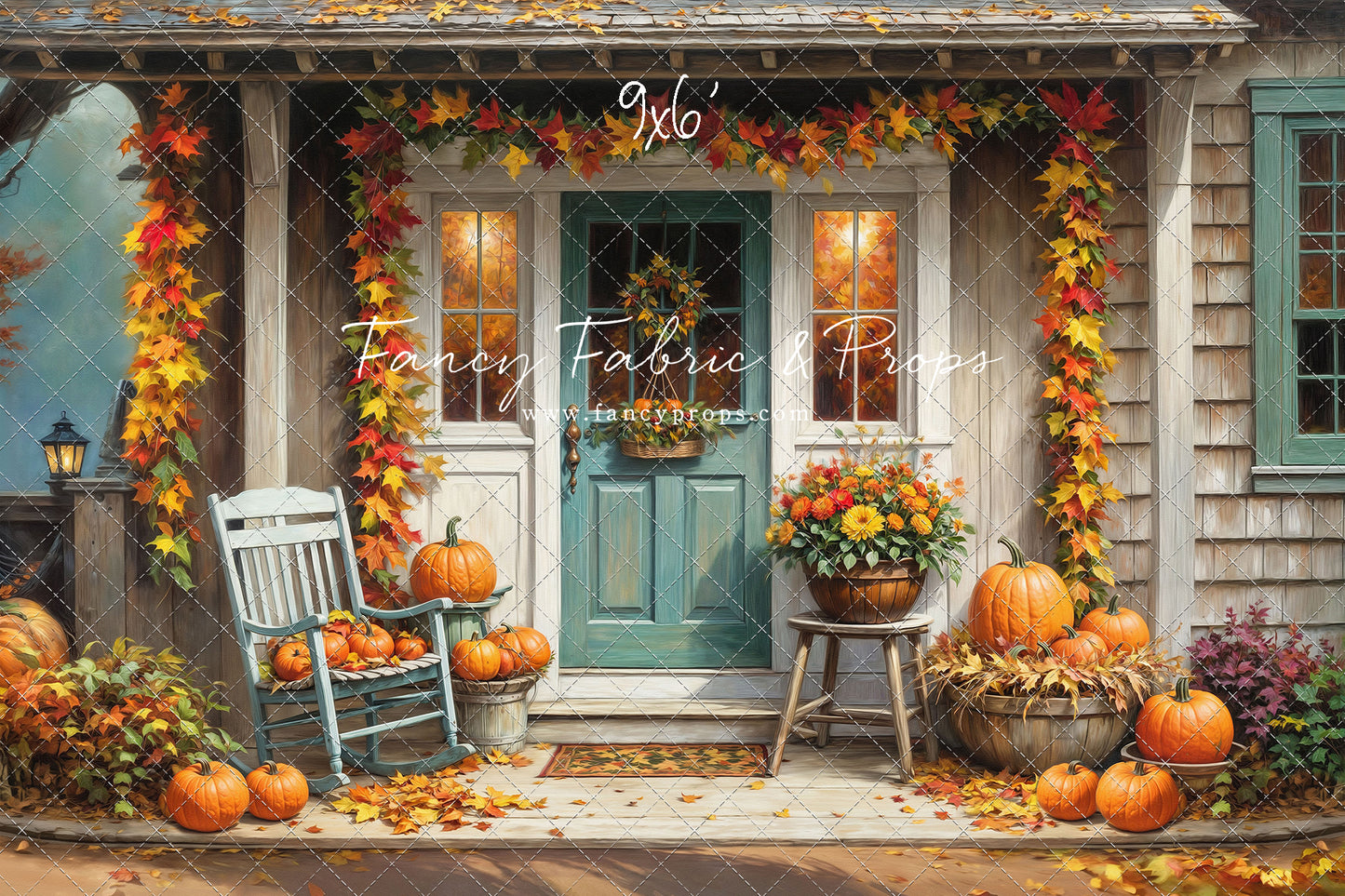 Charming Autumn Porch - With Sweep Option