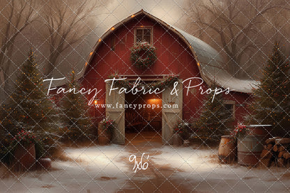 Christmas Barn Glow - with Sweep Option