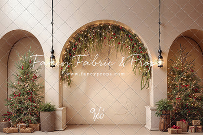 Christmas Courtyard Arch - With Sweep Option