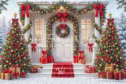 Christmas Front Porch Classic - With Sweep Option