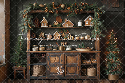 Christmas Kitchen Charm - With Sweep Option
