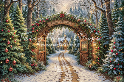 Christmas Path To Home - with Sweep Option