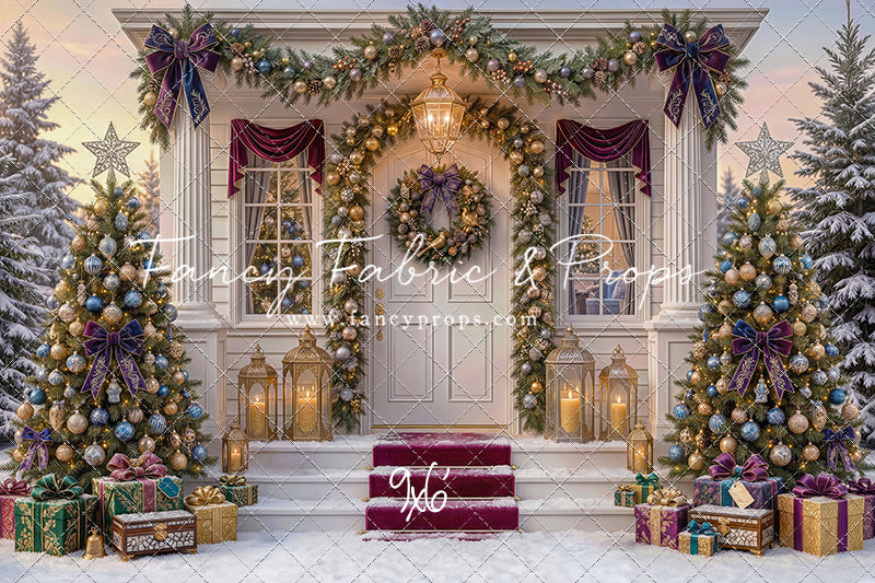 Christmas Plum Home - With Sweep Option