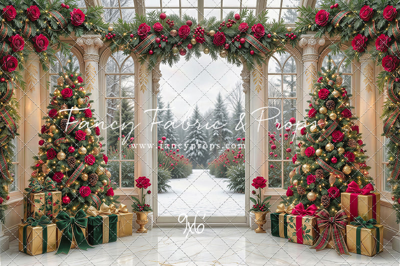 Christmas Rose Gala - with Sweep Option