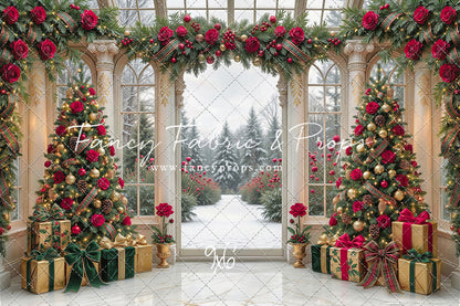 Christmas Rose Gala - with Sweep Option