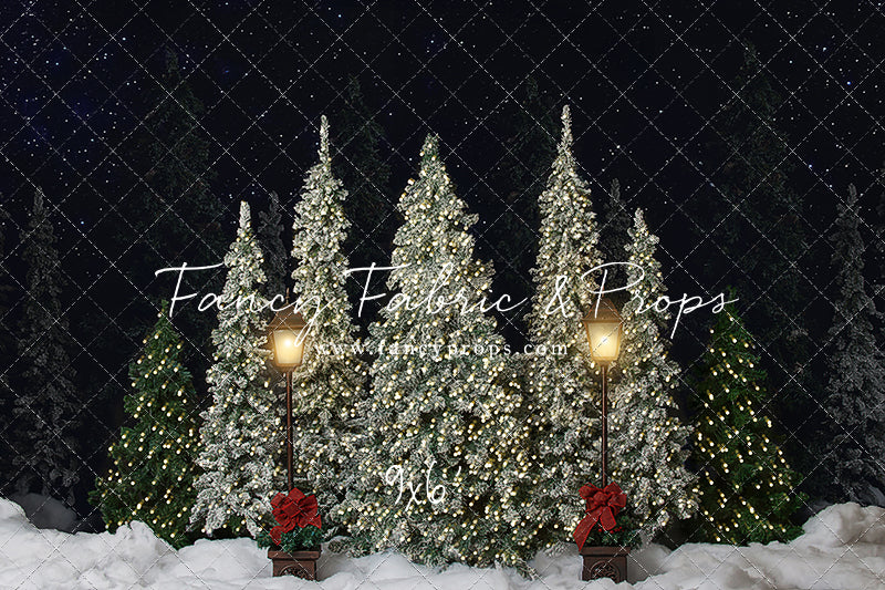 Christmas Cottage Trees