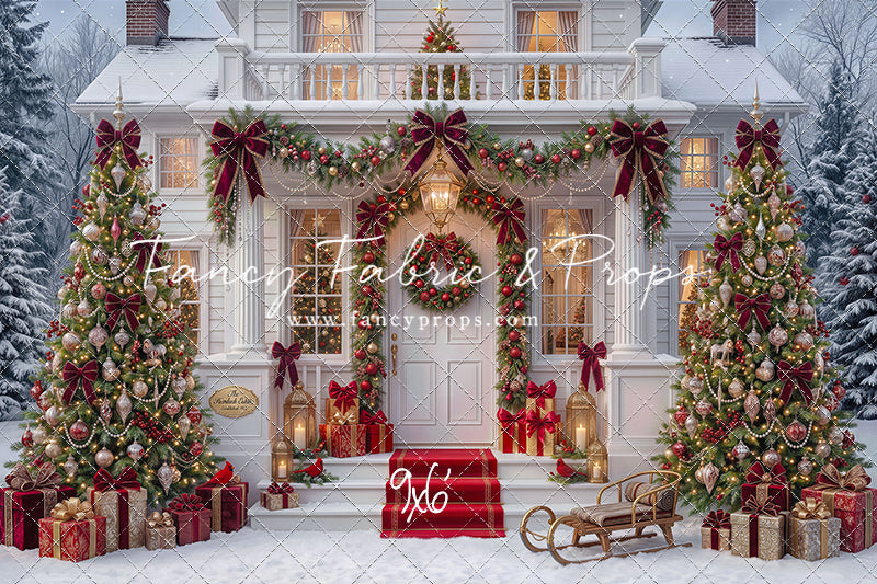 Classic Christmas House - With Sweep Option