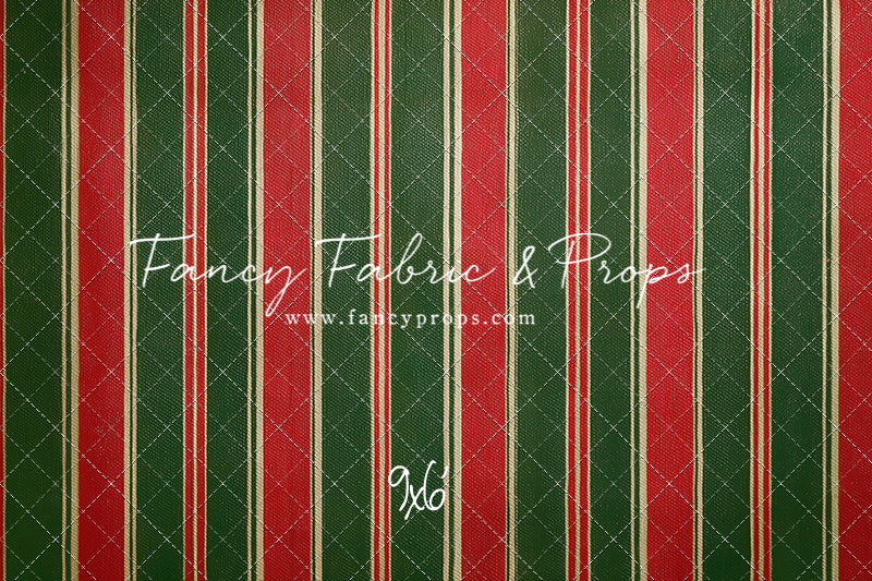 Classic Christmas Stripe - With Sweep Option