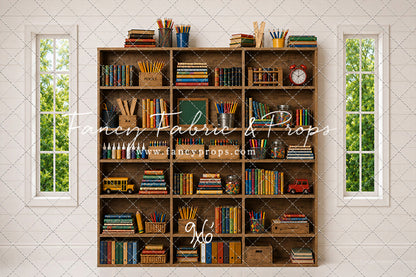 Classic Classroom Bookshelf - With Sweep Option