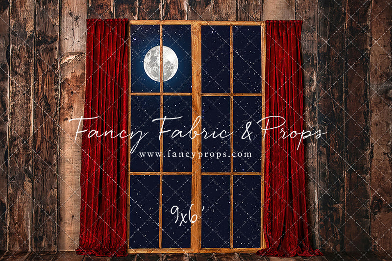 Classic Window With Drapes