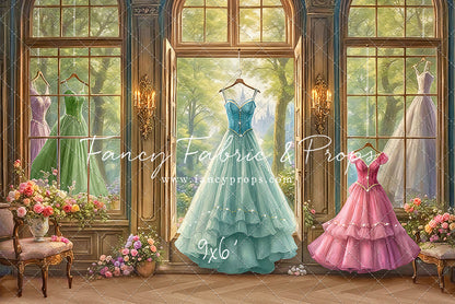 Dress of Royal Wishes- Wood Floor - With Sweep Option