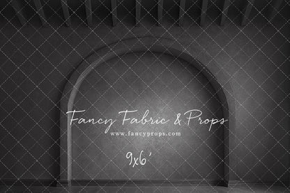 Elegant Charcoal Alcove - Wood Floor - With Sweep Option