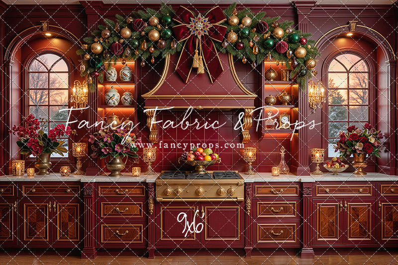 Elegant Scarlet Kitchen - With Sweep Option