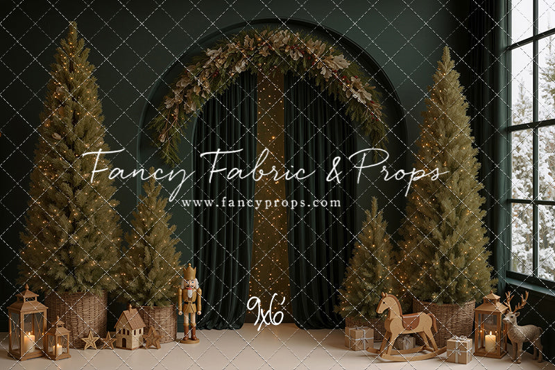 Emerald Christmas Arch - With Sweep Option