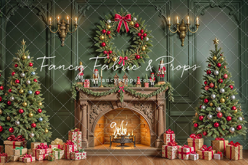 Emerald Christmas Room - with Sweep Option