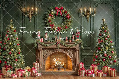 Emerald Christmas Room - with Sweep Option