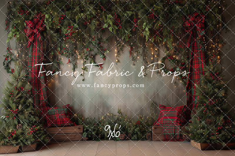 Evergreen Tartan Nook - With Sweep Option